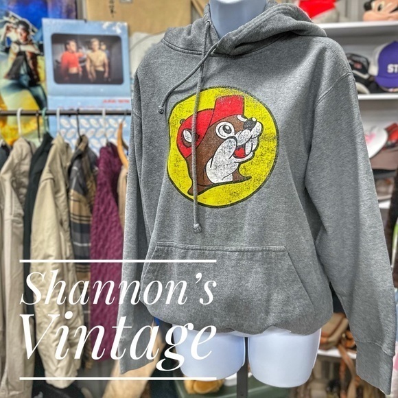 Buc-ee’s Beaver logo sz small pullover hoodie A17 - Picture 1 of 4